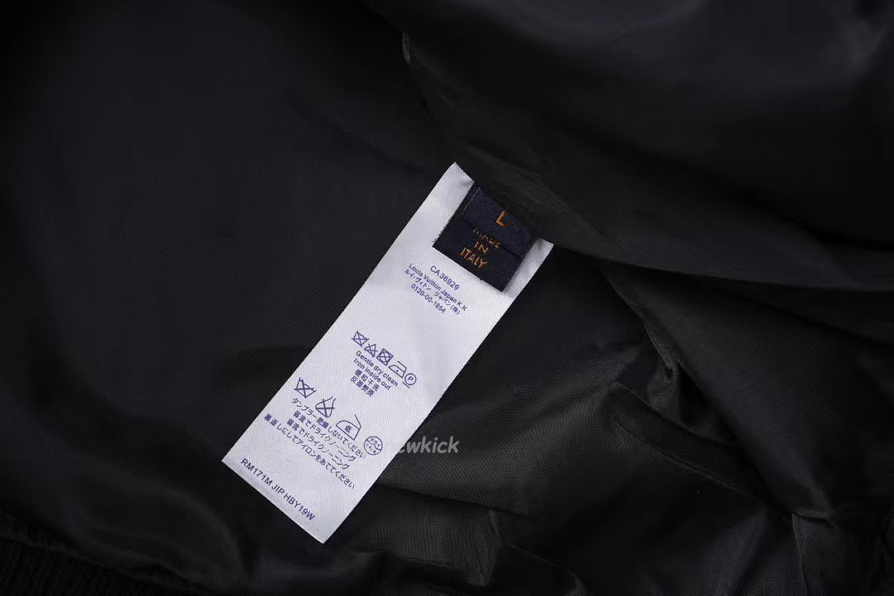 Louis Vuitton X Nba Leather Basketball Jacket Black (3) - newkick.org